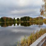 Vue sur le site de pêche à la mouche